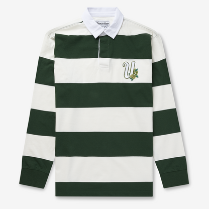 Striped Floral Rugby