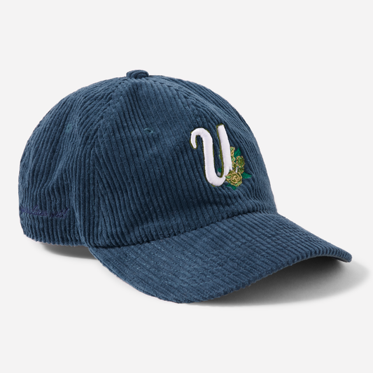 Floral Corduroy Cap